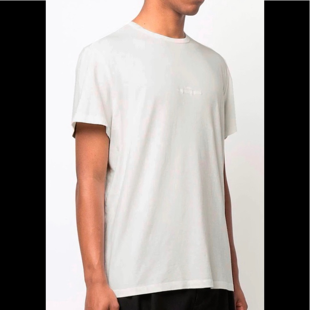Maison margíela upside down logo T-shirt large color off white brand new